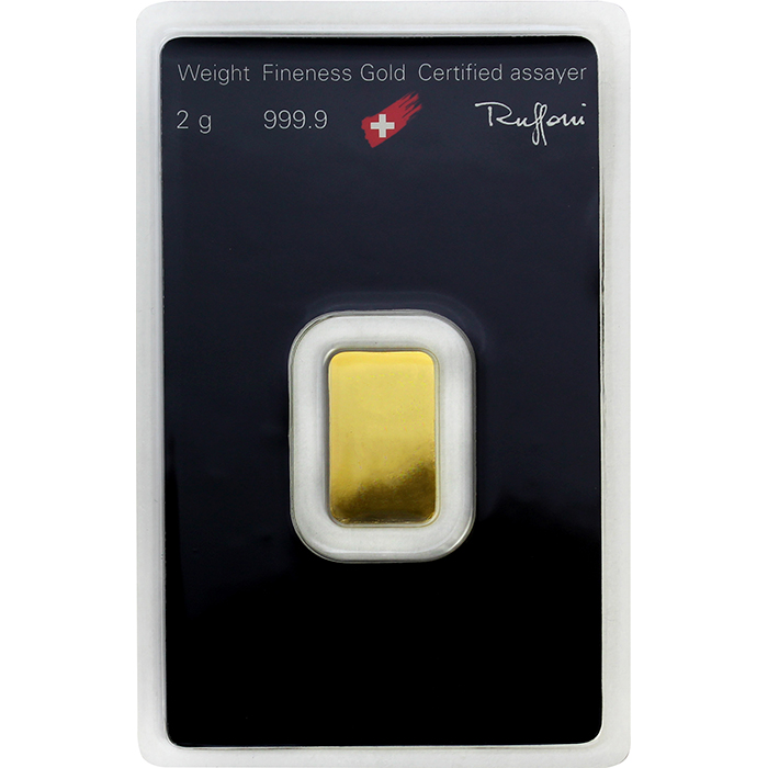 Колекційний золотий злиток 2 грама ARGOR-HERAEUS - Зображення 2