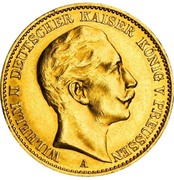 Колекційна золота монета "20 марок" 7,965 г 1890-1913 роки - Зображення 1