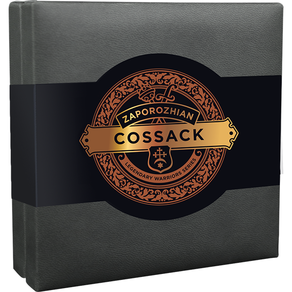 Коллекционная серебряная монета "Запорожский казак" 93,3 г 2021 год — изображение 4