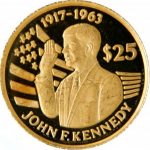 Колекційна золота монета "Джон Ф. Кеннеді" 1,24 г 1994 рік