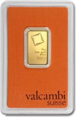 Колекційний золотий злиток 10 грам VALCAMBI