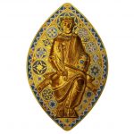 Коллекционная серебряная монета "Святой Апостол Петр" из серии "Всемирное Наследие" 31,1 г 2014 год