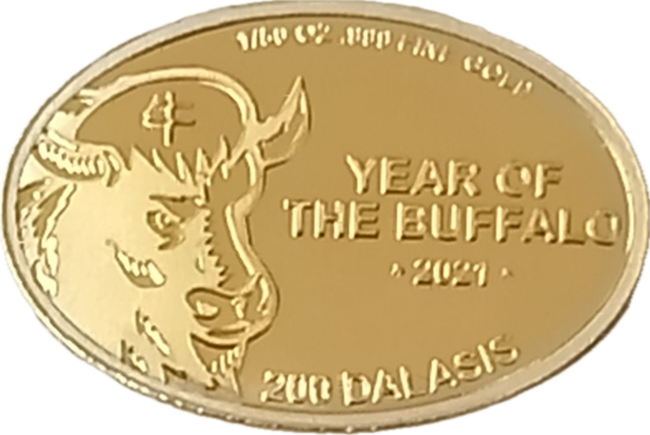 0026055_zolota-moneta-god-byka-proof-0622-gramm-2017-god Колекційна золота монета "Рік Бика" 0,62 г 2017 рік - Зображення 1