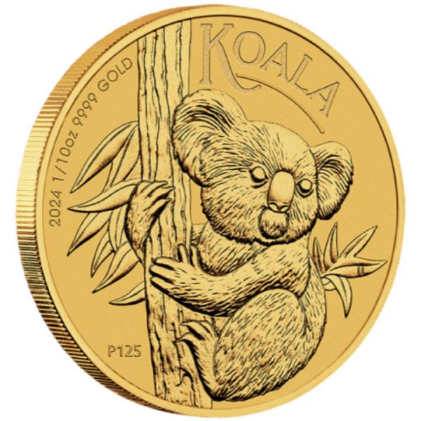 Колекційна золота монета "Коала" 3,11 г 2024 рік - Зображення 1