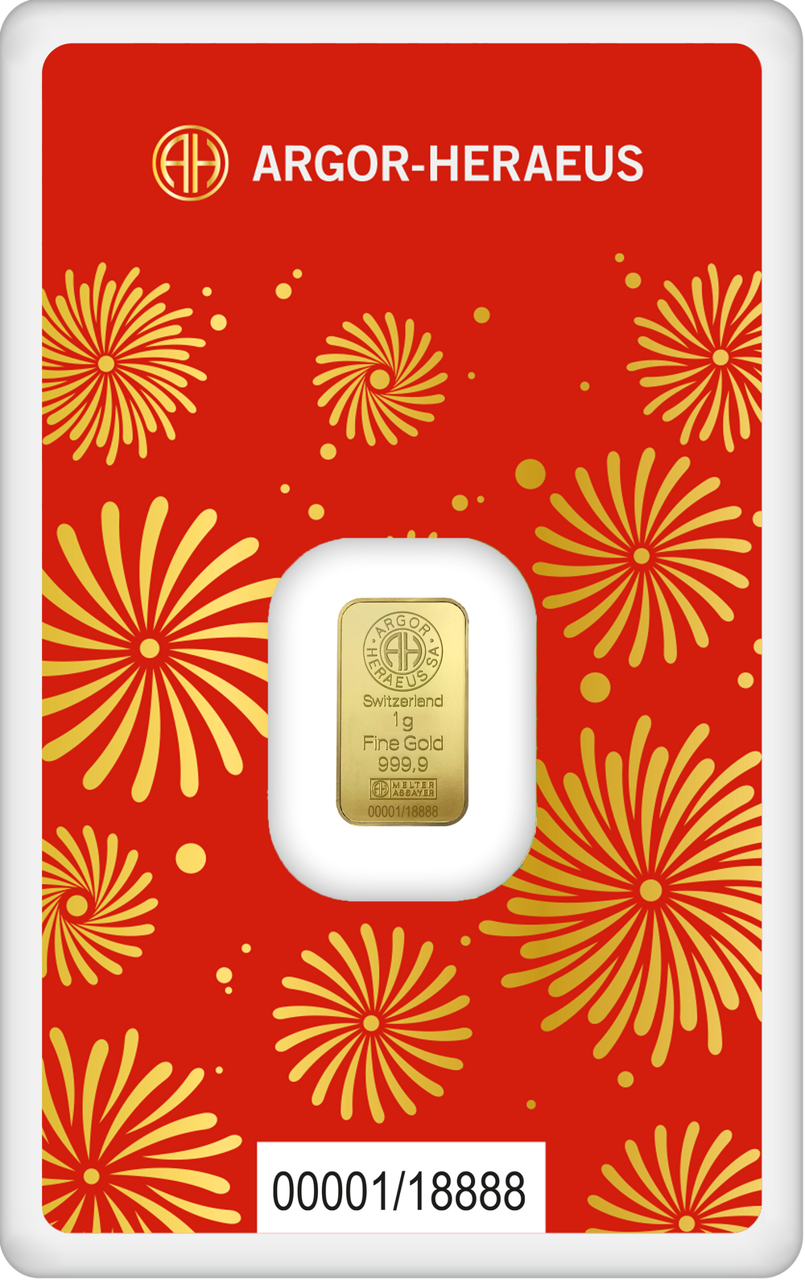 0027016_zolotoj-slitok-1-gramm-god-zmei-argor-heraeus-novyj Колекційний золотий злиток "Рік Змії" 1 грам ARGOR-HERAEUS - Зображення 1