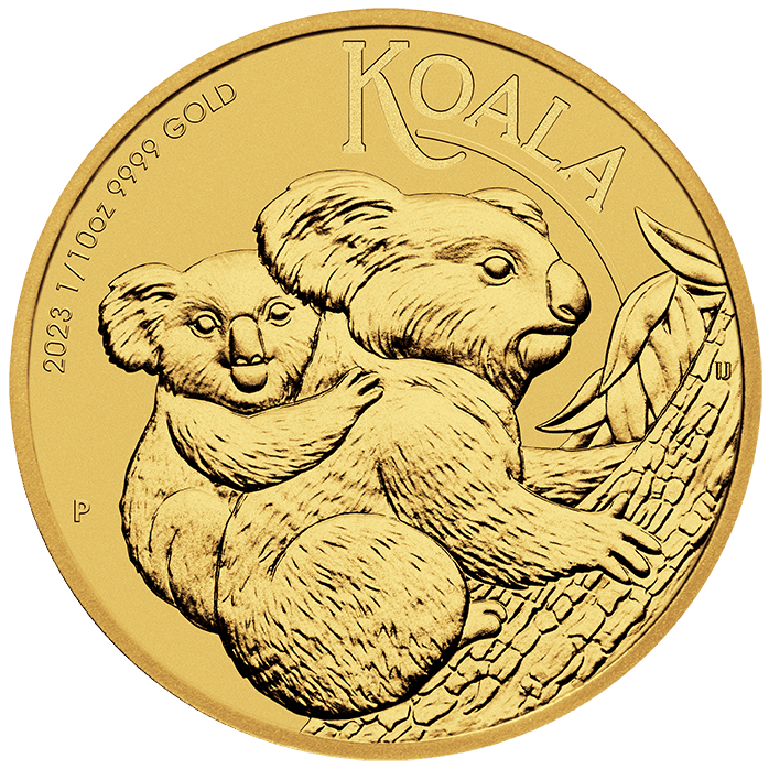 0027126_zolota-moneta-koala-311-gramm-2023-god Колекційна золота монета "Коала" 3,11 г 2023 рік - Зображення 1