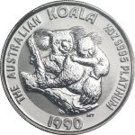 Колекційна платинова монета "Коала" 15,55 г 1990 рік