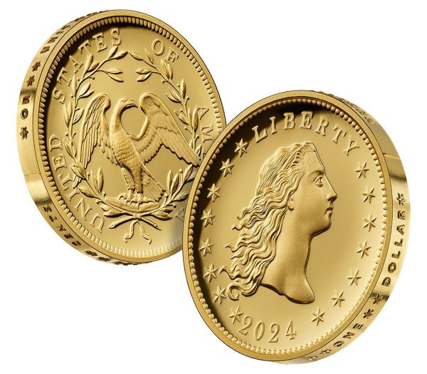 Колекційна золота монета "LIBERTY" 31,1 г 2024 рік - Зображення 5