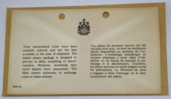 Колекційний набір монет "Канадський монетний двір" 1965 рік - Зображення 2