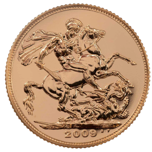 Колекційна золота монета "1/2 Соверен" 3,99 г 2009 рік - Зображення 1