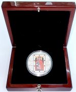 Колекційна срібна монета "Архангел Михаїл" 62,2 г 2012 рік - Зображення 2