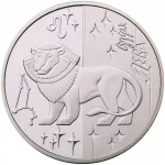 Колекційна срібна монета “Лев” 15,55 г 2008 рік