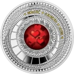 Колекційна срібна монета "Любов" 17,5 г 2015 рік - Зображення 2