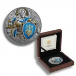 Колекційна срібна монета "Архістратиг Михаїл" 155,5 г 2024 рік - Зображення 2