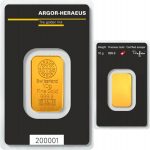 Коллекционный золотой слиток 10 грамм ARGOR-HERAEUS — изображение 2