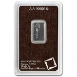 Колекційний злиток Платини 5 г VALCAMBI - Зображення 2