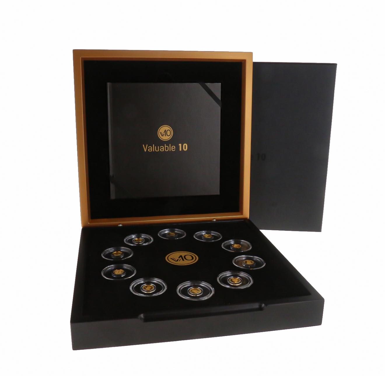 IMG_7932 Коллекционный набор золотых монет “Valuable 10” 10 самых редких и дорогих монет мира 5 г — изображение 1