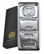 Колекційний срібний литий злиток 1000 г (1кг)