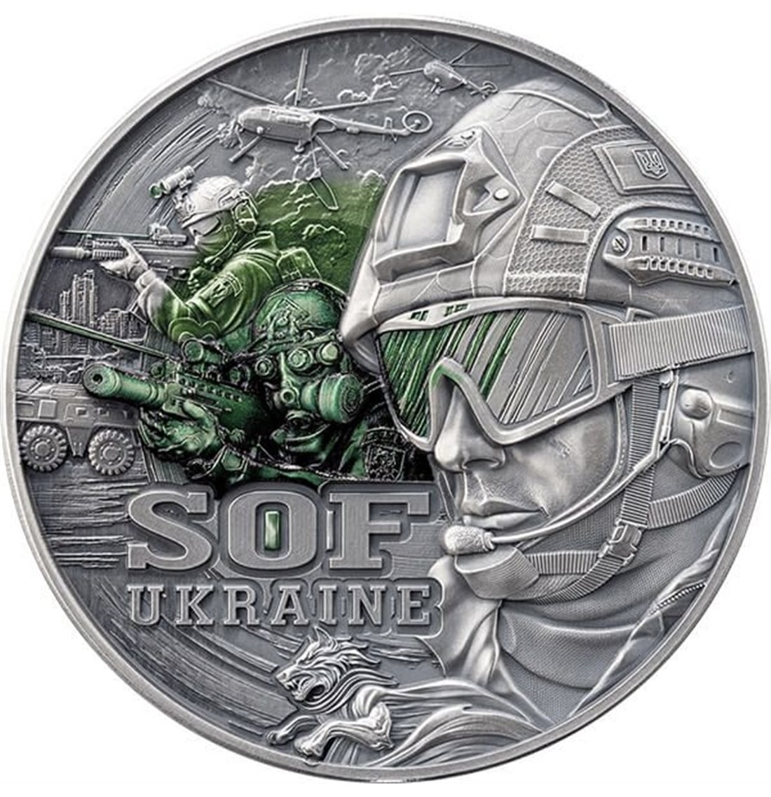 sily-specialnykh-operacij-strazhi-svobody-serebryanaya-moneta-2-uncii-2000-frankov-kamerun-2025-3 2 Коллекционная серебряна монета "Силы Специальных Операций" 62,2 г 2025 год — изображение 1