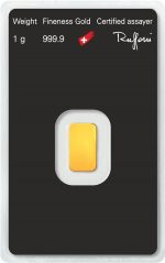 Колекційний золотий злиток 1 грам ARGOR-HERAEUS - Зображення 2