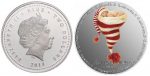 Колекційна срібна монета "Anne Geddes - Малюк в шапці" 31,1 г 2014 рік - Зображення 3