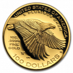 Колекційна золота монета "Леді Ліберті. 225-річчя Монетного двору США" 31,1 г 2017 рік - Зображення 3