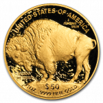 Коллекционная золотая монета Американский Буффало (Бизон) PROOF 31,1 г — изображение 3