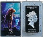 Коллекционная серебряная монета "Лев" 31,1 г 2011 год — изображение 4
