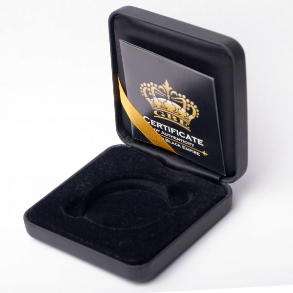 Колекційна срібна монета "Британія - Gold Black Empire Edition" 31,1 г - Зображення 2
