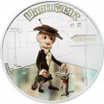 Колекційна срібна монета "Мультфільми - Шапокляк" 31,1 г 2011 рік
