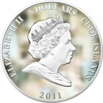 Колекційна срібна монета "Мультфільми - Шапокляк" 31,1 г 2011 рік - Зображення 3