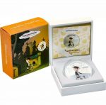 Колекційна срібна монета "Мультфільми - Шапокляк" 31,1 г 2011 рік - Зображення 2