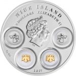 Коллекционная серебряная монета "Маленькие ангелы" 77,75 г 2019 год — изображение 3