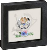 Коллекционная серебряная монета "Маленькие ангелы" 77,75 г 2019 год — изображение 2