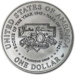 Колекційна срібна монета "Liberty - Джекі Робінсон" 26,73 г 1997 рік - Зображення 2