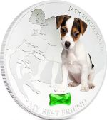 Колекційна срібна монета "Мій найкращий друг - Джек рассел тер'ер" 31,1 г 2013 рік - Зображення 4