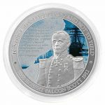Колекційна срібна монета "Дослідник - Роберт Фалкон Скотт" 31,1 г 2013 рік