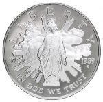 Колекційна срібна монета "Liberty - BICENTENNIAL OF THE CONGRESS" 26,73 г 1989 рік