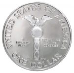 Колекційна срібна монета "Liberty - BICENTENNIAL OF THE CONGRESS" 26,73 г 1989 рік - Зображення 2