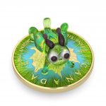 Колекційна срібна монета "Кленовий лист - Коник" 31,1 г 2022 рік