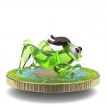 Колекційна срібна монета "Кленовий лист - Коник" 31,1 г 2022 рік - Зображення 9