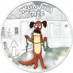 Коллекционная серебряная монета "Мультфильмы - Жил-был пес" 31,1 г 2011 год