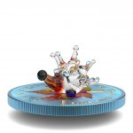 Коллекционная серебряная монета "Кленовый лист - Ежик" 31,1 г 2022 год — изображение 8