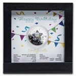 Коллекционная серебряная монета "С Днем Рождения" 16,9 г 2021 год — изображение 4