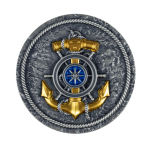 Коллекционная серебряная монета "Якорь" 62,2 г 2019 год