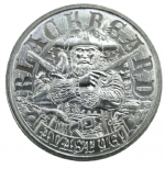 Коллекционный серебряный раунд "Черная Борода" 31,1 г 2023 год