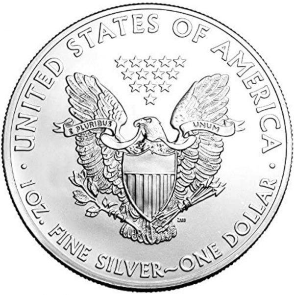 Колекційна срібна монета "Американський Орел Liberty" 31,1 г 1993 рік - Зображення 3