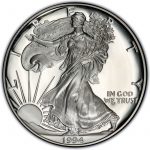Колекційна срібна монета "Американський Орел Liberty" 31,1 г 1993 рік - Зображення 2