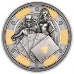 Колекційна срібна монета "Зберігач покерних карт" 31,1 г 2024 рік