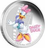 Колекційна срібна монета "Дейзі Дак" 31,1 г 2014 рік